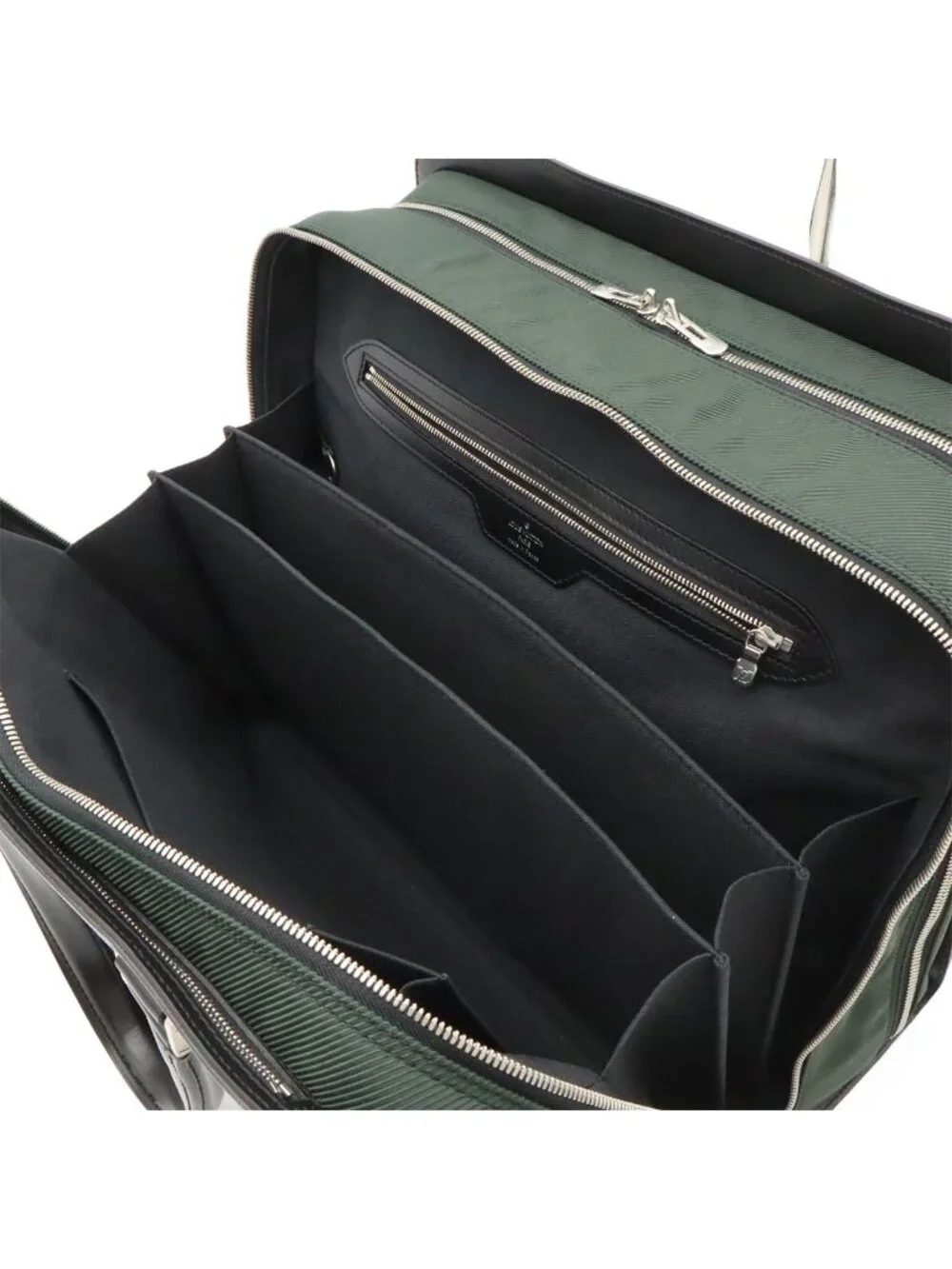 Louis Vuitton Taiga Nevski Business Briefcase Document Purse Ardoise Black